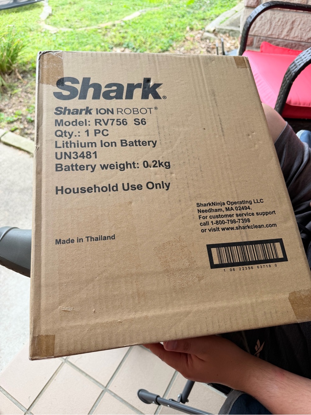 Shark ION Robot RV756 S6 Boxed Unit - black